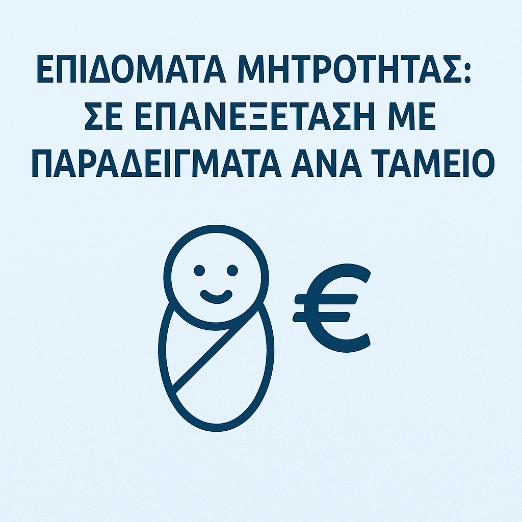 Επιδόματα Μητρότητας - Σε Επανεξέταση με Παραδείγματα ανά Ταμείο