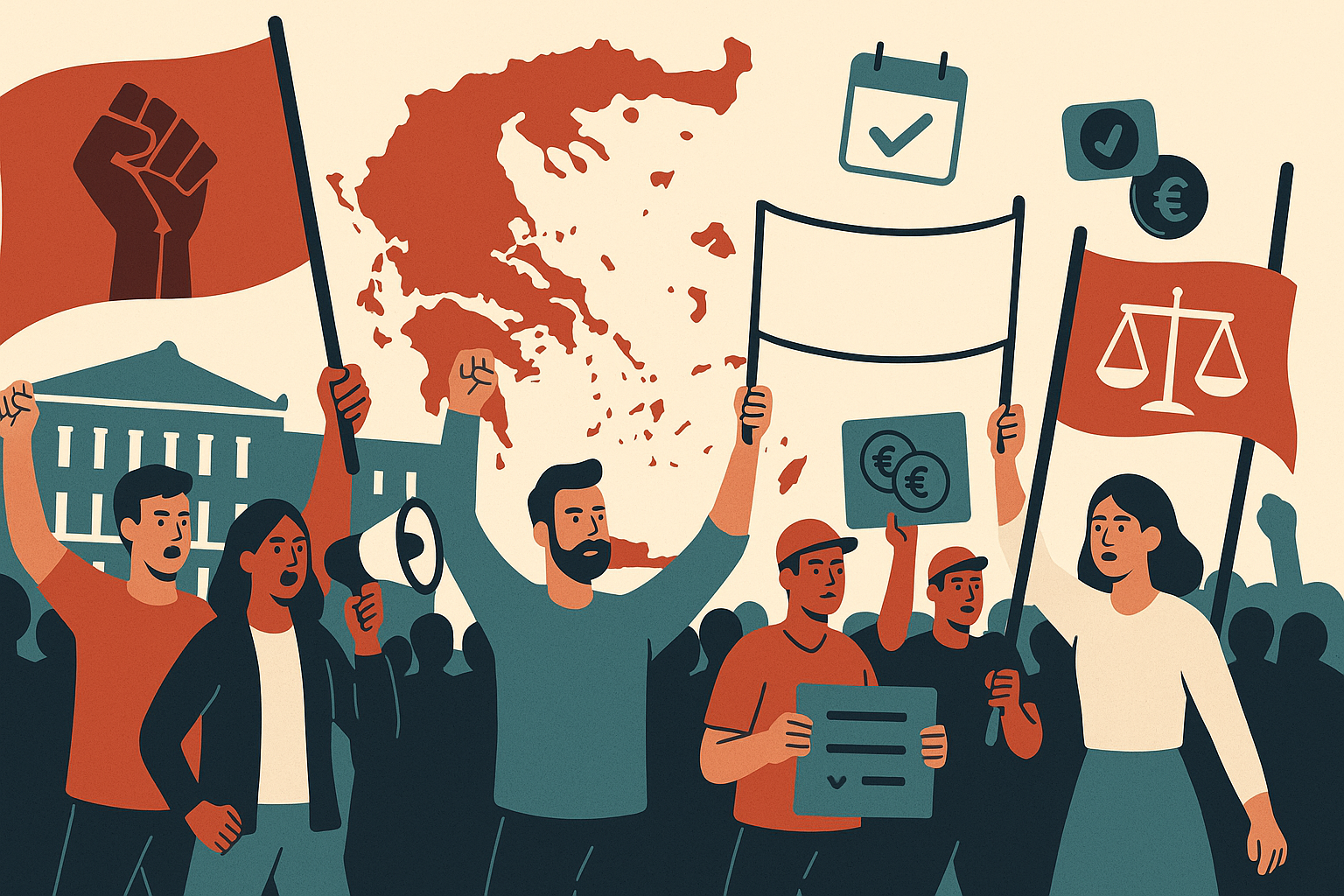 13ος & 14ος μισθός: διαδηλώσεις 26 σωματείων