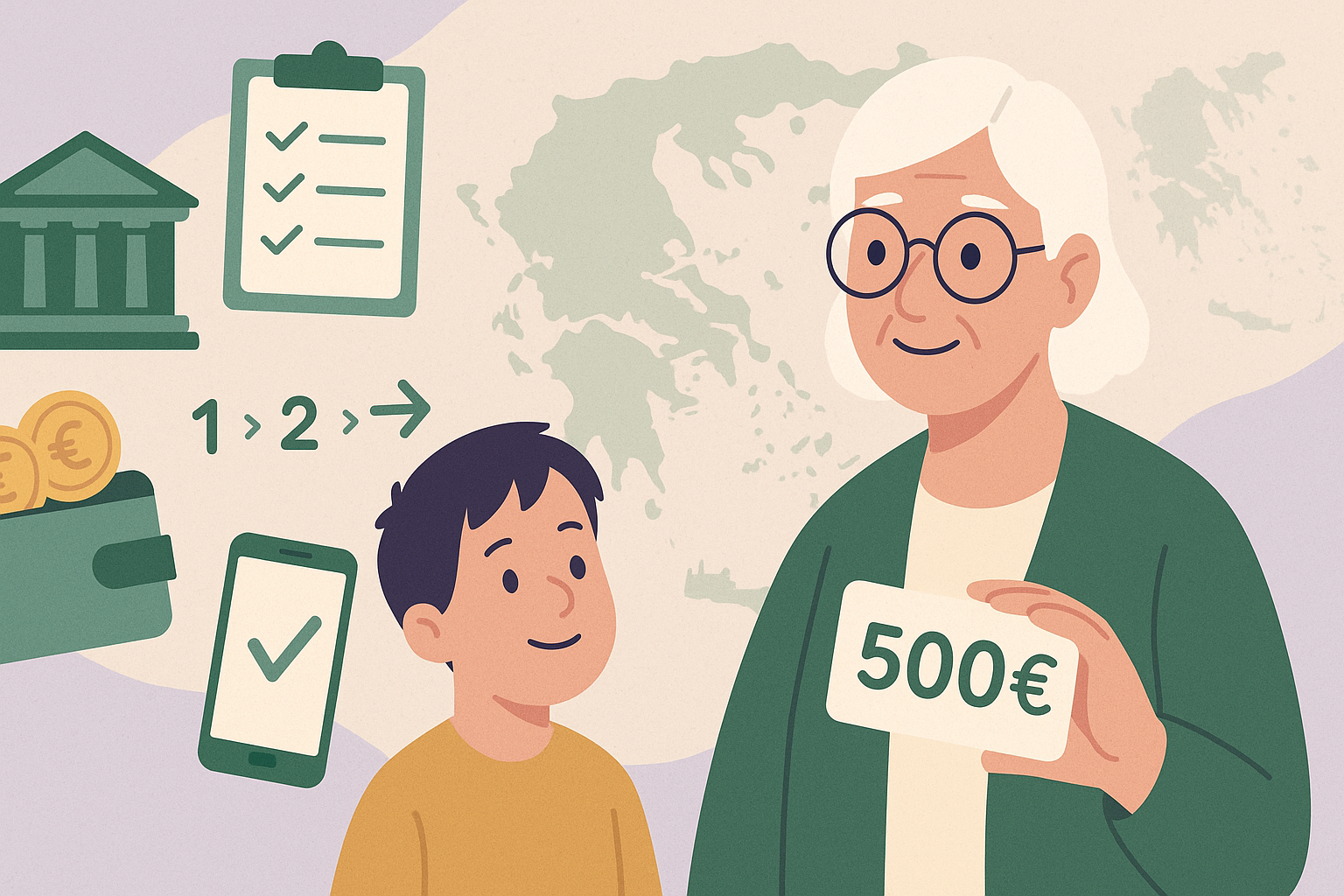 Voucher 500€ - Επιλεξιμότητα για γιαγιάδες – οδηγίες